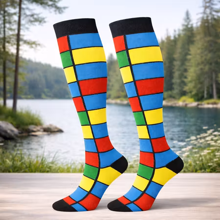 Stödstrumpa Rainbow rektangel Nr 114