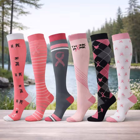 Stödstrumpor - Pink Collection