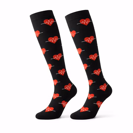 Stödstrumpa Red Heartbeat Nr 117