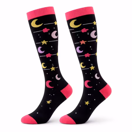 Stödstrumpa Stars and Moon Nr 85