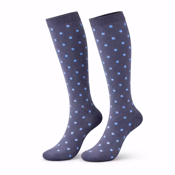 Stödstrumpor Blue dots Nr 146