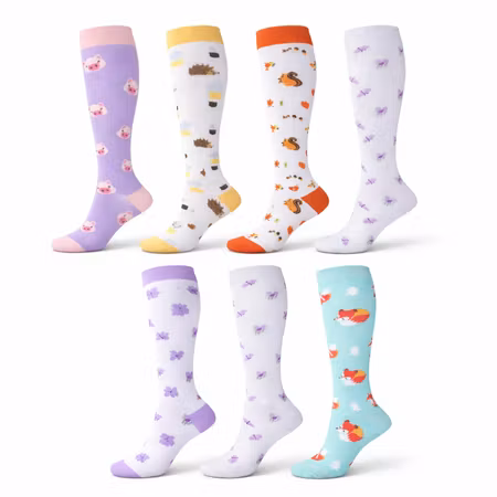 Stödstrumpor Djur - Serie 1