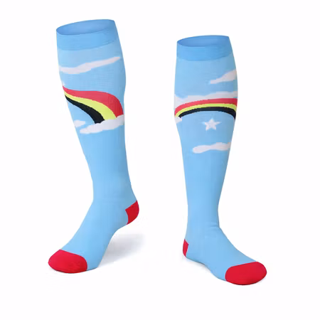 Stödstrumpor Rainbow Nr 48