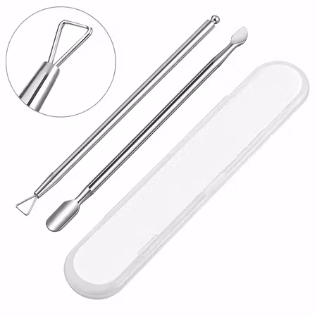 2 nagelverktyg: rengöring & nagelbands-pusher