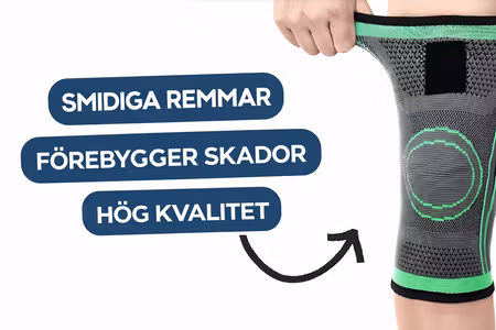 Trofast knäskydd för smärtstöd med kompression