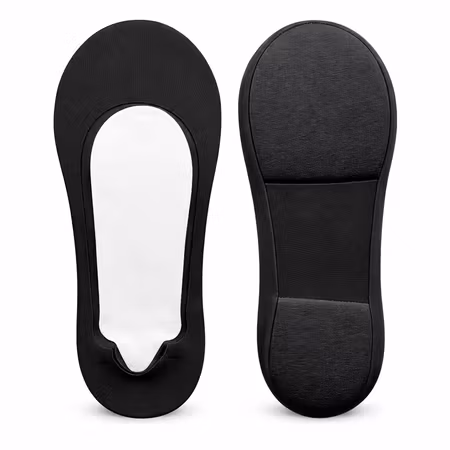 Låga strumpor med mjuka kuddar i hälen & framfoten