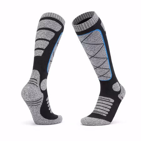 Vinter och Fritidsstrumpor Grå-Ljusblå