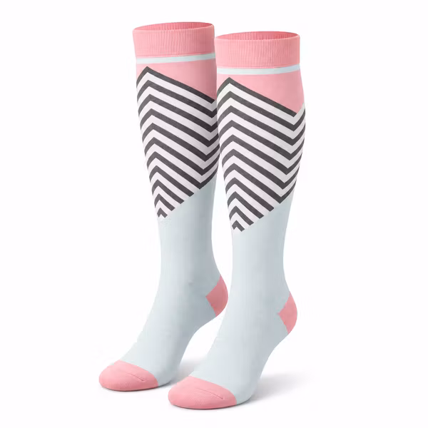 Stödstrumpa Pink Zebra Nr 124