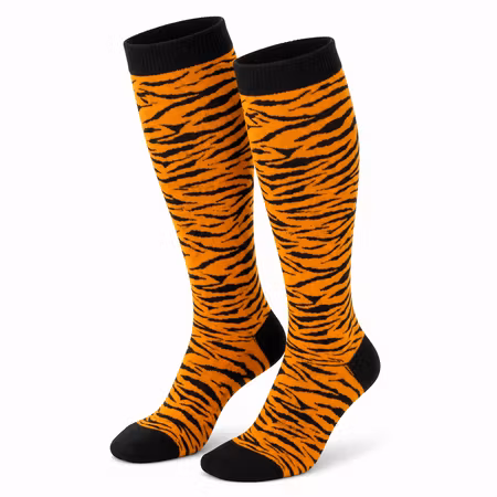 Stödstrumpor Zebra Gul Nr 128