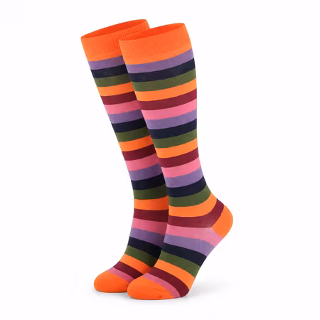 Stödstrumpor Stripe Nr 8
