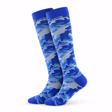 Stödstrumpa Camouflage Blue Nr 109