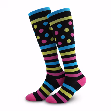 Stödstrumpor Dots and Stripes Nr 37