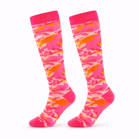 Stödstrumpor Pink flow Nr 66