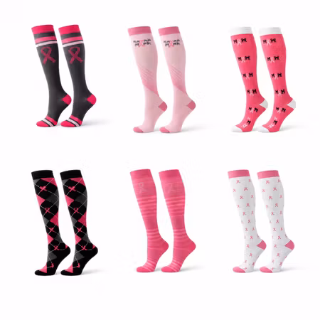 Stödstrumpor - Pink Collection