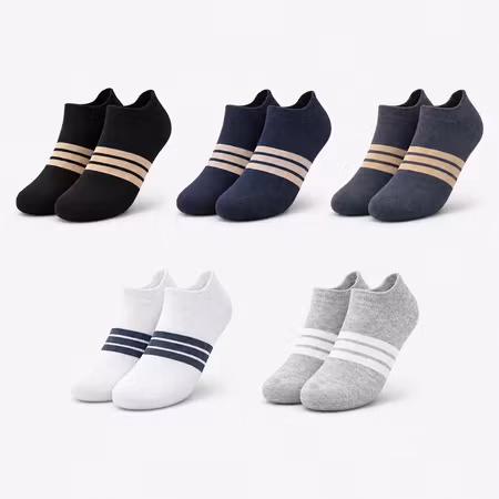 Ankelstrumpor Stripe 5-Pack