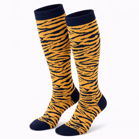 Stödstrumpor Zebra Gul Nr 128