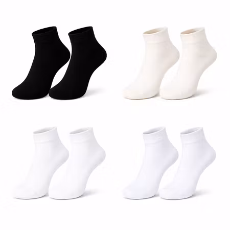 Trofast ankelstrumpor short ribb (4-pack)