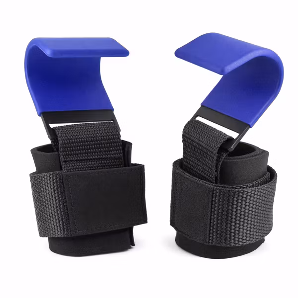 Tyngdlyftskrokar med Handgreppsstöd - 1 par – Handledsstöd