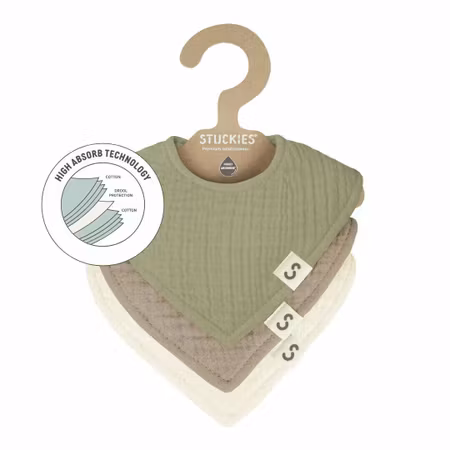 STUCKIES® absorberande dregglisar 3-pack