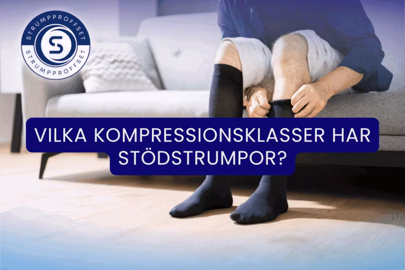Vilka kompressionsklasser har stödstrumpor?