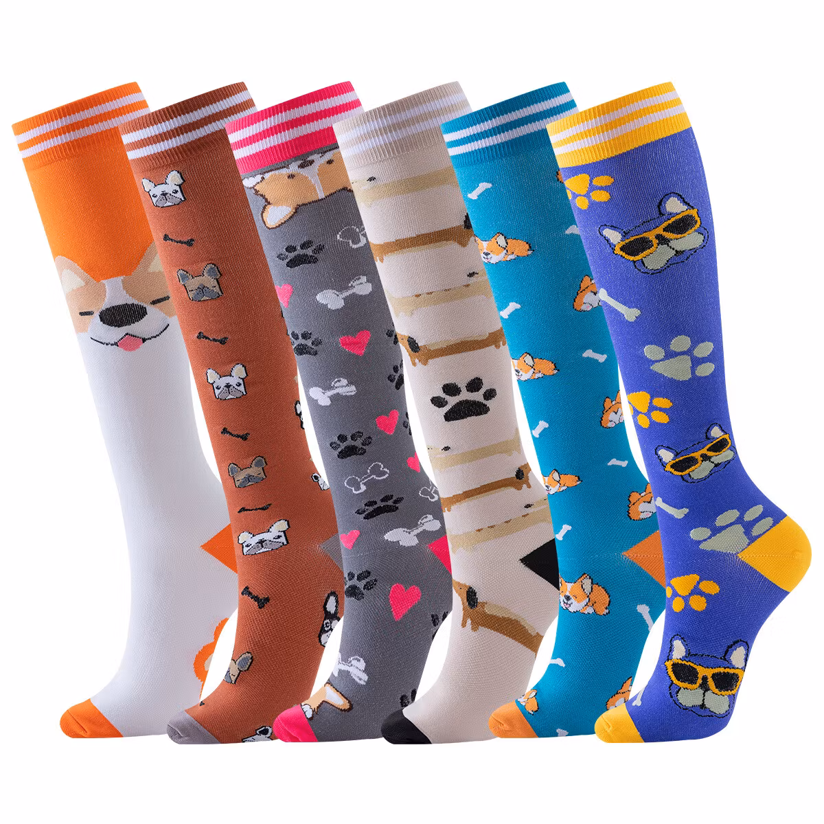 Storpack stödstrumpor – Funny Series Nr 3