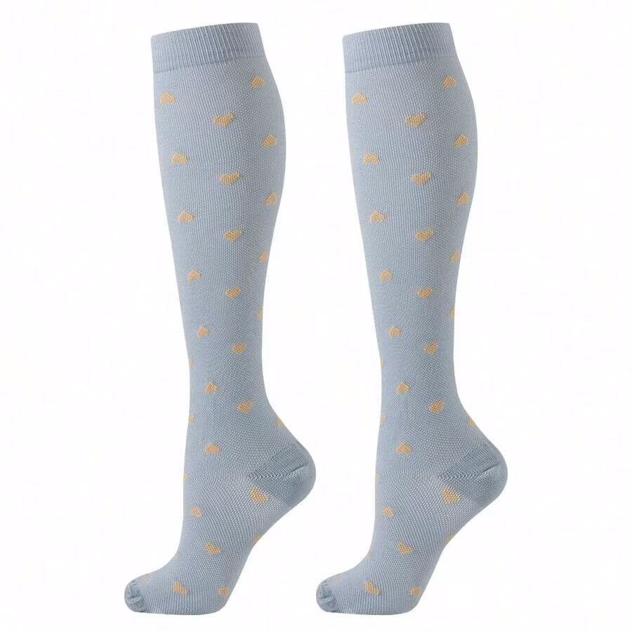 Storpack Stödstrumpor – Midnight Heart and Stripes