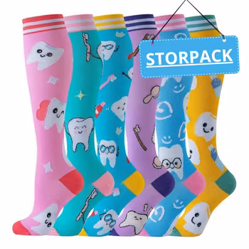 Storpack Stödstrumpor – Tooth Dentist