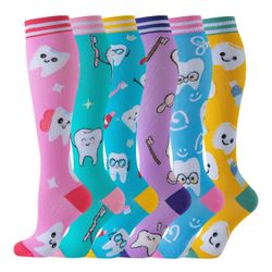 6-Pack Kompressionsstrumpor Tooth-Dentist