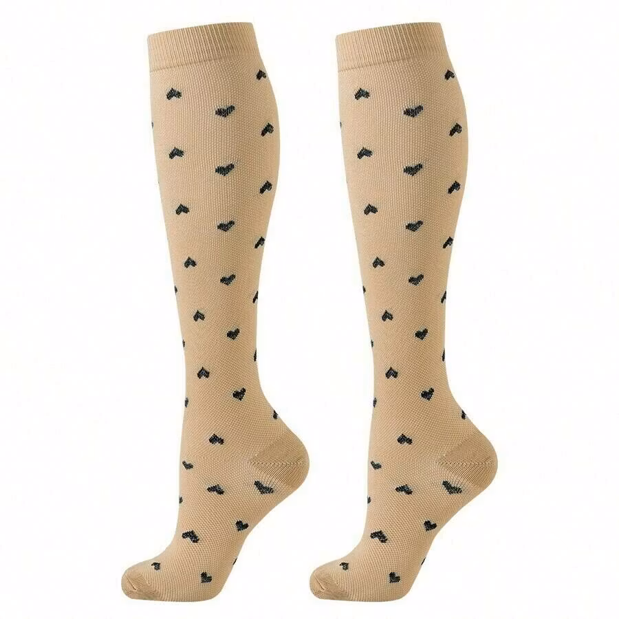Stödstrumpor Midnight Hart and stripes 6-Pack