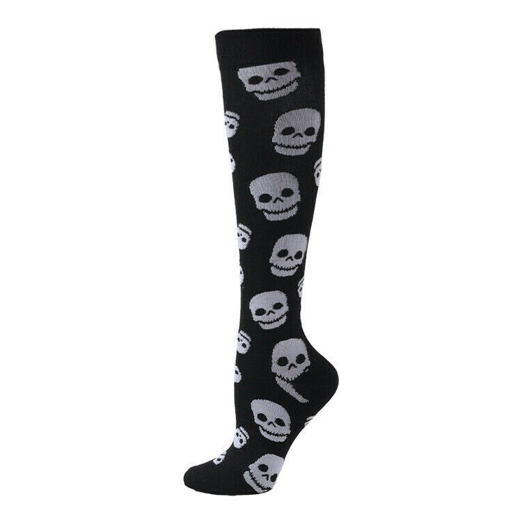 Stödstrumpor Skull and Ghosts