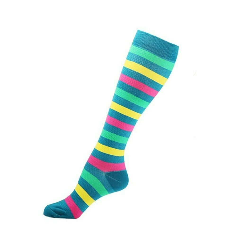 Stödstrumpor Green Stripe Nr 59