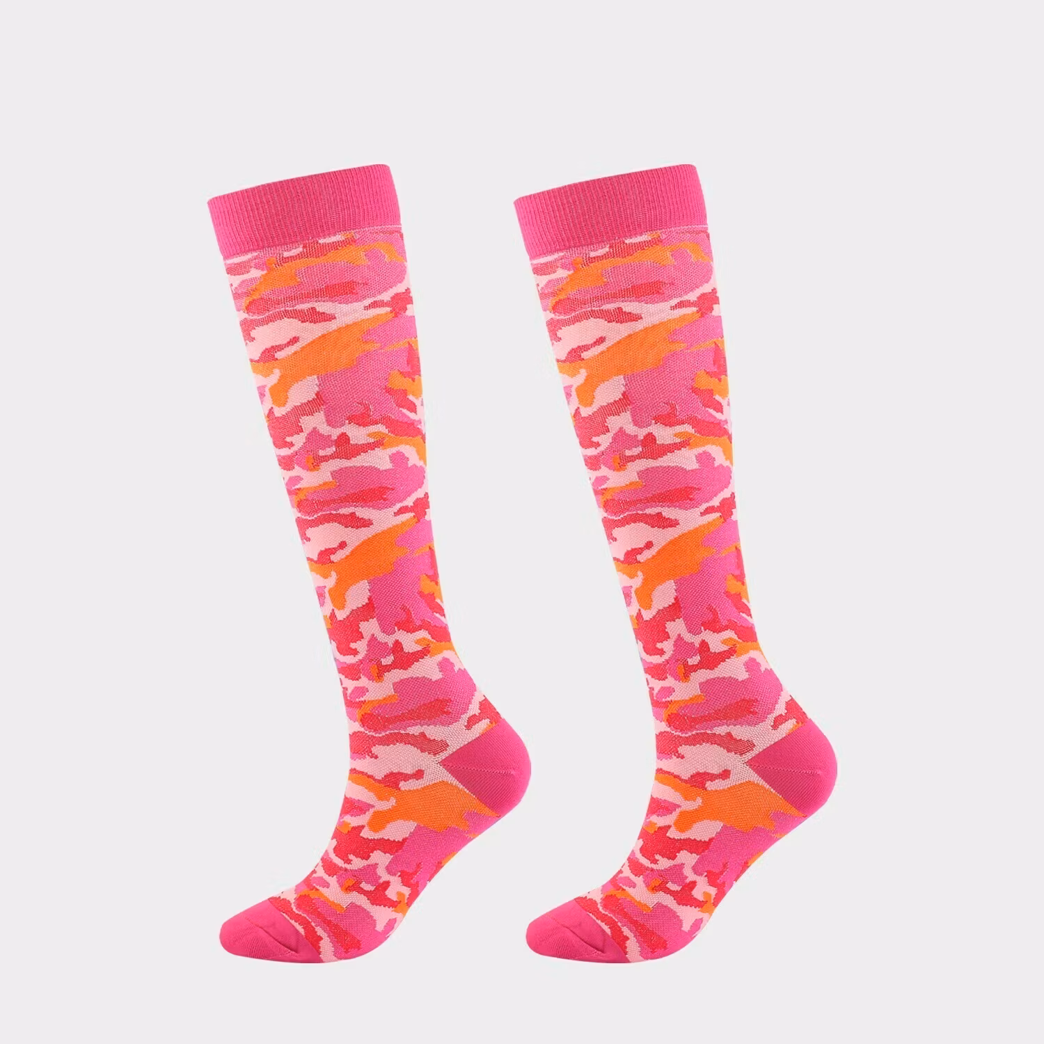 Stödstrumpor Pink flow Nr 66