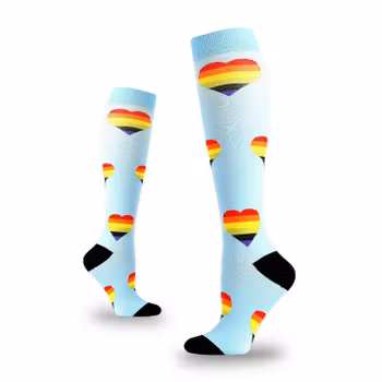 Stödstrumpor Hart Rainbow Nr 28
