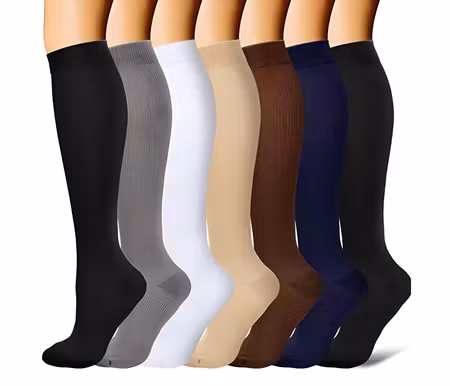 Trofast Stödstrumpor långa enfärgade