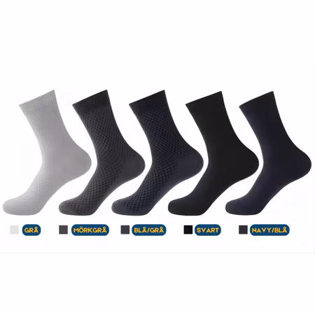 Trofast strumpor i bambu (5-pack)