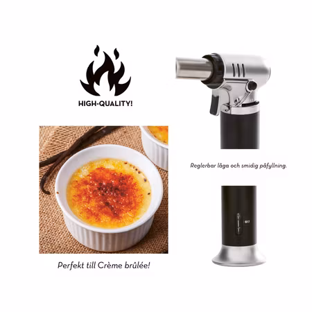 Brännare för crème brûlée och flambering | Markus Aujalay