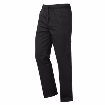 Svart kockbyxa med cargofickor | Premier