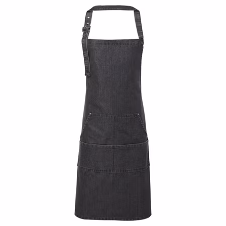 Förkläde i denim med fickor för betalterminaler och orderblock | Premier