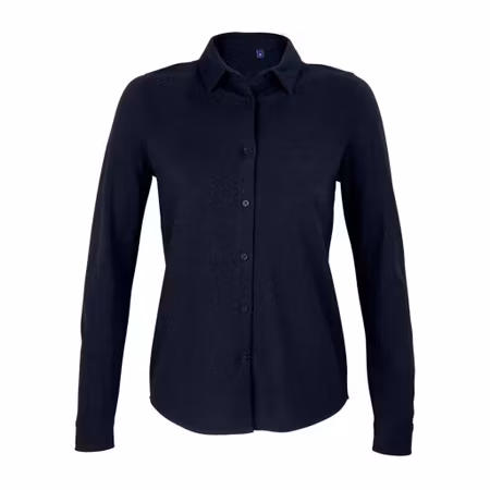 Pikéskjorta med lång ärm för dam | NEOBLU