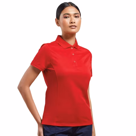 Pikétröja för dam i funktionsmaterial | Premier