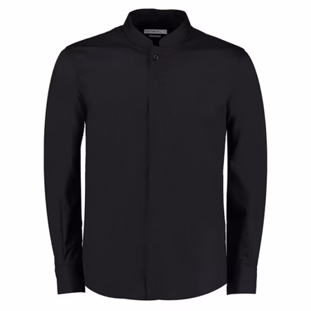 Figursydd skjorta med mandarinkrage | Kustom Kit