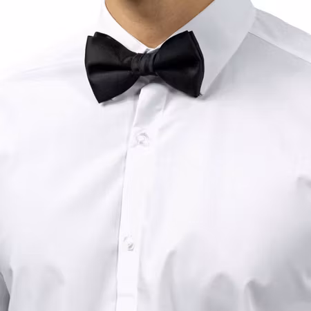 Svart färdigknuten fluga | Premier