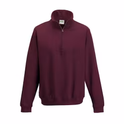 Sweatshirt med kort dragkedja | Just Hoods