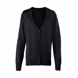 Stickad kofta med knappar för dam | Premier