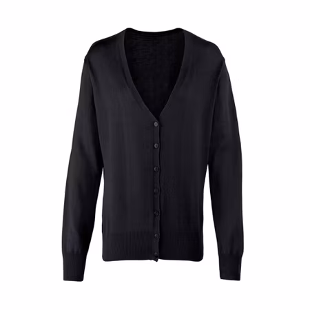 Stickad kofta med knappar för dam | Premier