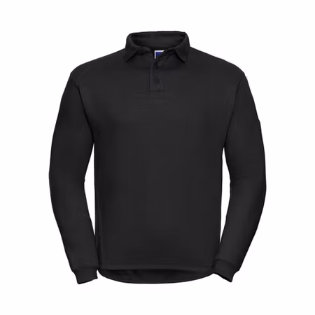 Kraftig sweatshirt med krage för herr | Russell