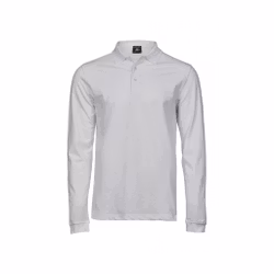 Lyxig pikétröja med lång ärm | Tee Jays