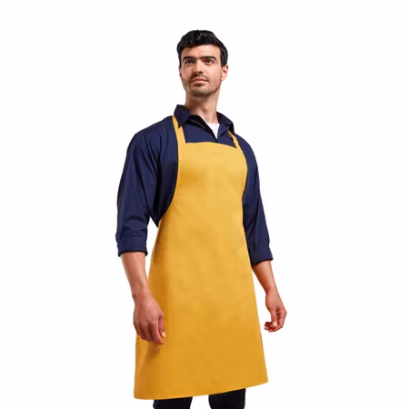 Förkläde i slitstark twill med justerbar halsrem | Premier