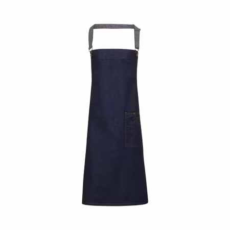 Förkläde i denim med vaxad yta & ficka | Premier