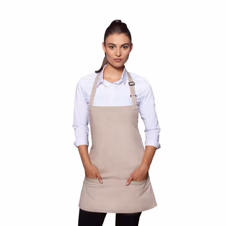 Förkläde basic kort med spänne och ficka | Karlowsky